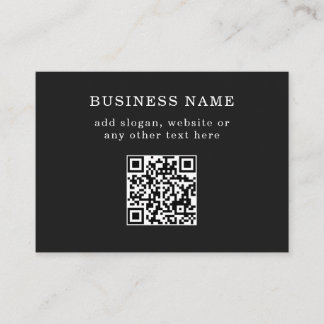 Carte De Référencement Code QR promotionnel d'entreprise