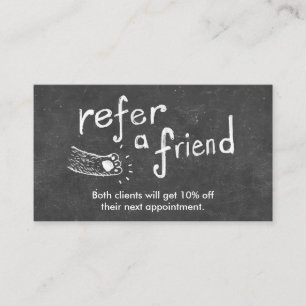 Carte de référencement Dessin animal mignon en