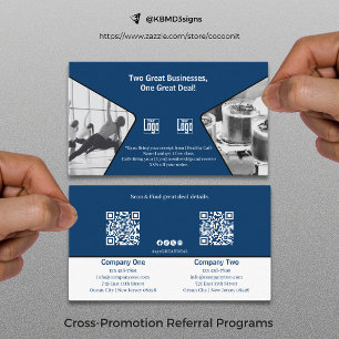 Carte De Référencement Deux grandes entreprises, une grande comarque Blue