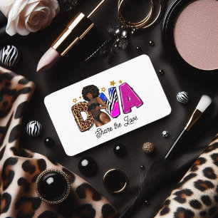 Carte De Référencement Diva afro-américaine chic recommandation