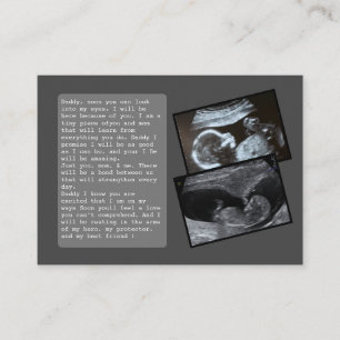 Carte De Référencement Faites la promotion de papa de Bump à papa : Père 