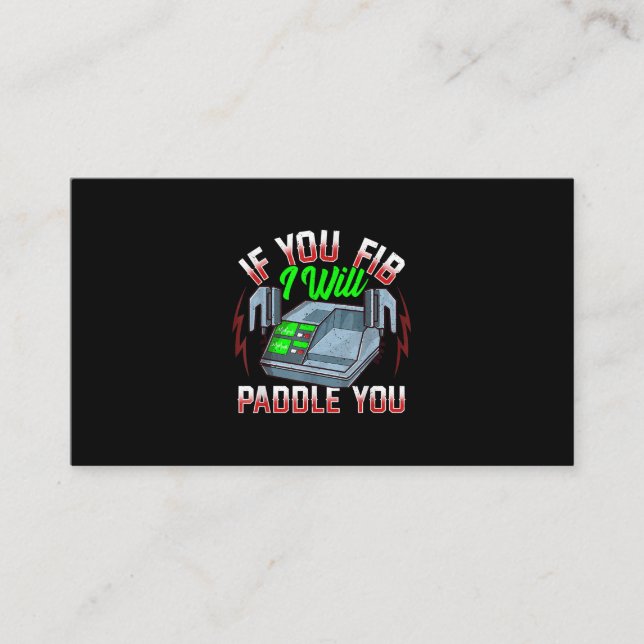 Carte De Référencement Funny FireFighter Police Office Defibrillator (Devant)