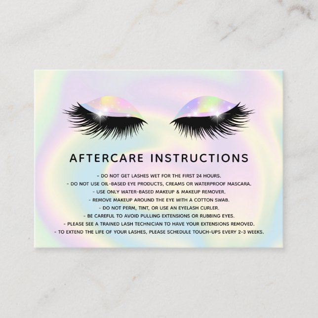 Carte De Référencement Holographie éclats Belle OEil (Devant)