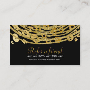 Carte De Référencement Impression guépard Golden Glam Exotique Parrainez