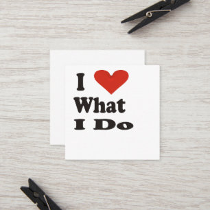 Carte De Référencement J'aime ce que je fais