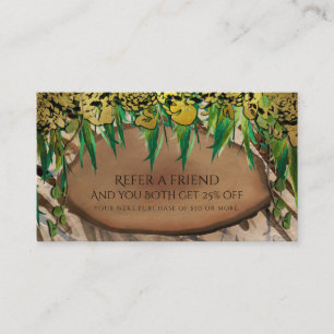 Carte De Référencement JUNGLE PARTY Imprimé Animal Gold Glam Parrainage