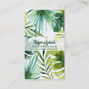 Carte De Référencement Les Feuilles tropicaux Plantes hawaïens réfèrent à