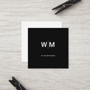 Carte De Référencement Logo de marque noire   Entreprise