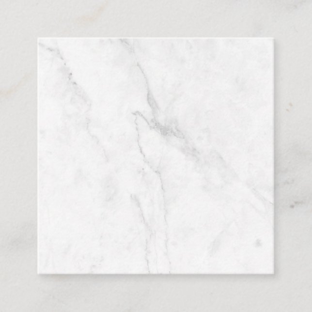 Carte De Référencement Marbre Blanc (Devant)