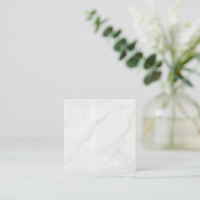 Carte De Référencement Marbre Blanc (Debout devant)