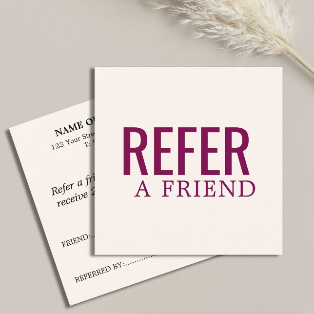 Carte De Référencement Modern Elegant Pastel Bold  (Créateur téléchargé)
