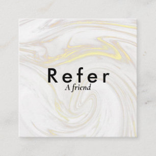 Carte De Référencement Moderne Simple Marbre