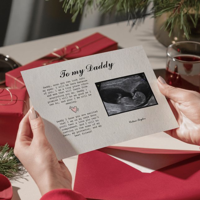 Carte De Référencement Promouvoir papa de Bump à papa : Fête des pères am (Promote Dad From Bump to Daddy: Funny Father's Day Referral Card)