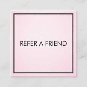 Carte De Référencement Salon de beauté rose élégant moderne