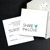 Simple Elegant noir blanc Turquoise Coeur