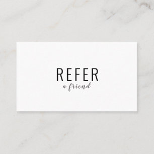 Carte De Référencement Simple Moderne Entreprise Noir et Blanc