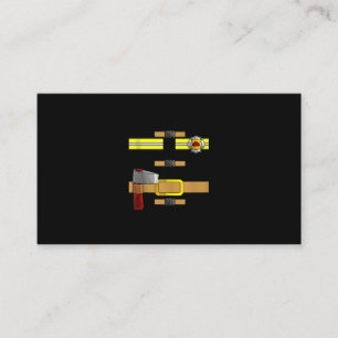Carte De Référencement Uniforme de firefighter Funny DIY Halloween