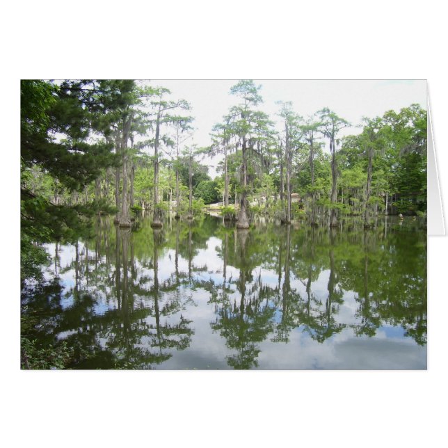 Carte de réflexion Bayou (Devant horizontal)