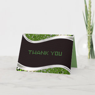 Carte de remerciement Bat mitzvah VIDEO GAMES Bar
