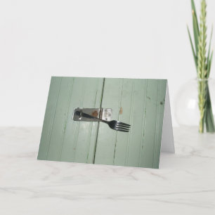 Carte de remerciement "Creative Lock"