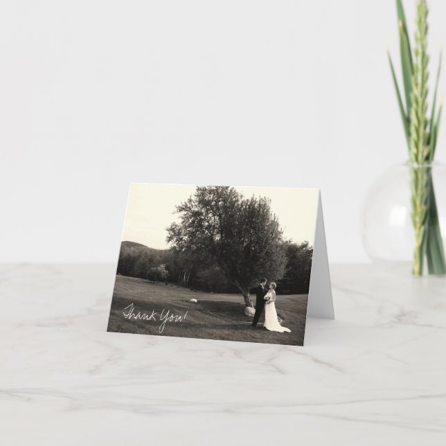 Carte de remerciement de mariage (Devant)