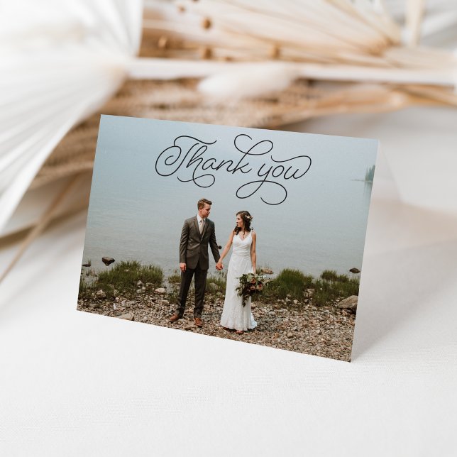 Carte de remerciement de mariage pliée (Créateur téléchargé)