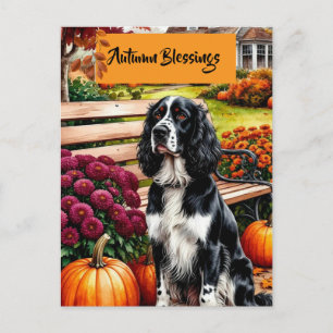 Carte de remerciement de Thanksgiving Autumn Bless