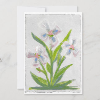 Carte de remerciement florale 