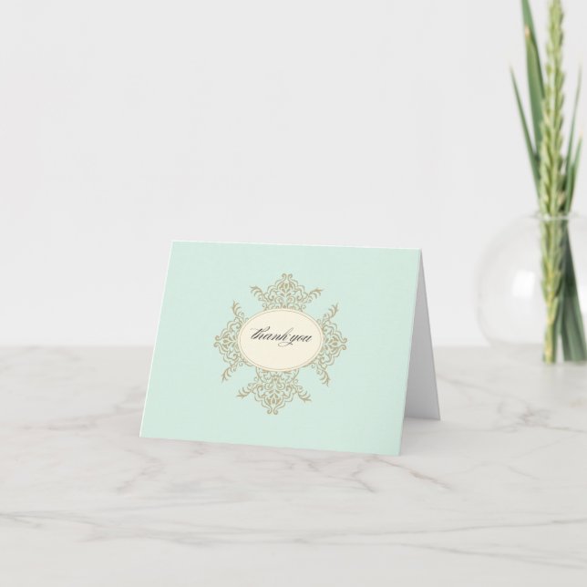 Carte de remerciement {inspirée de l'ancien}  (Devant)