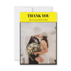 Carte de remerciement inspirée de Playbill