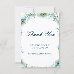 Carte de remerciement modifiable, carte de mariage