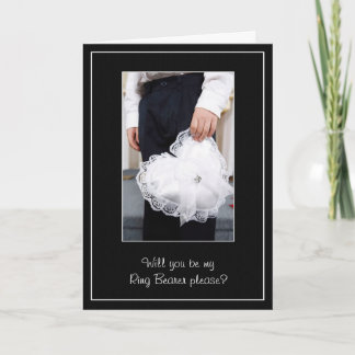 Carte de remerciement ou de demande pour le porteu