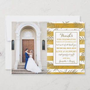 Carte de remerciement photo de Holiday Palms