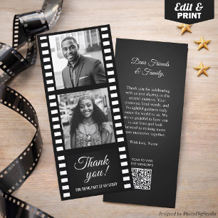 Carte de remerciement Photo Film Strip Hollywood P