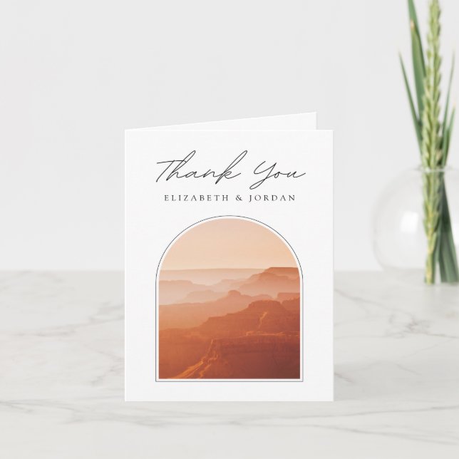 Carte de remerciement photo Grand Canyon (Devant)