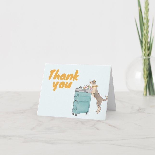 carte de remerciement pour amateur de voyages avec (Devant)
