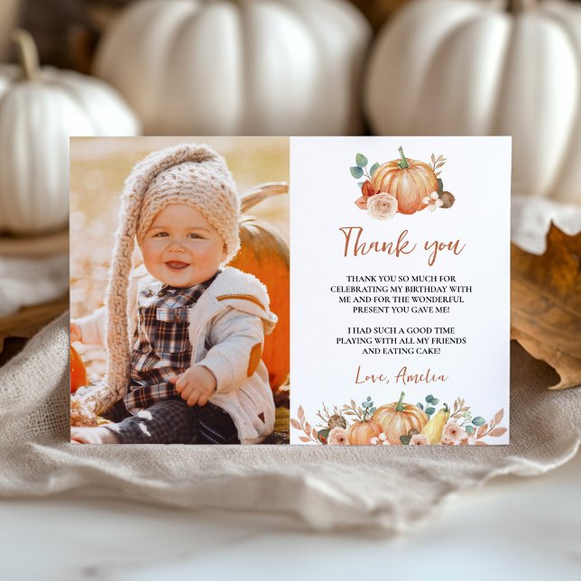 Carte de remerciement pour anniversaire enfant thè (Créateur téléchargé)