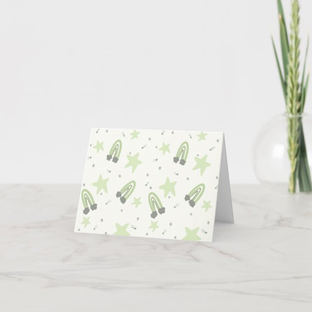 Carte de remerciement pour Baby Shower (Devant)