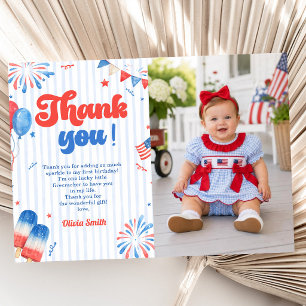 Carte de remerciement pour fête d'anniversaire - 4
