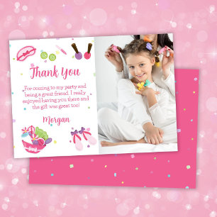 Carte de remerciement pour fête d'anniversaire Pho