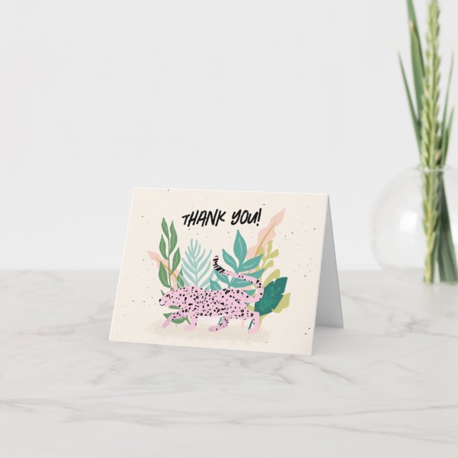 Carte de remerciement pour l'anniversaire des enfa (Devant)