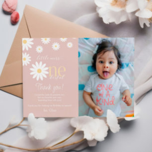 Carte de remerciement pour le premier anniversaire