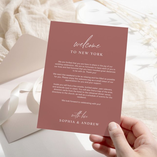 Carte de remerciement pour l'itinéraire de bienven (Créateur téléchargé)