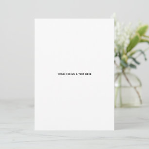 Carte de remerciement professionnelle minimaliste