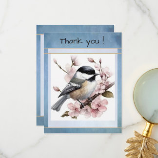 Carte de remerciement simple thank you card