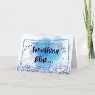 Carte de remerciement Something Blue