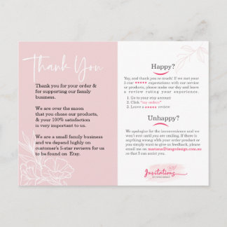 Carte de remerciement sur les médias sociaux.  Po