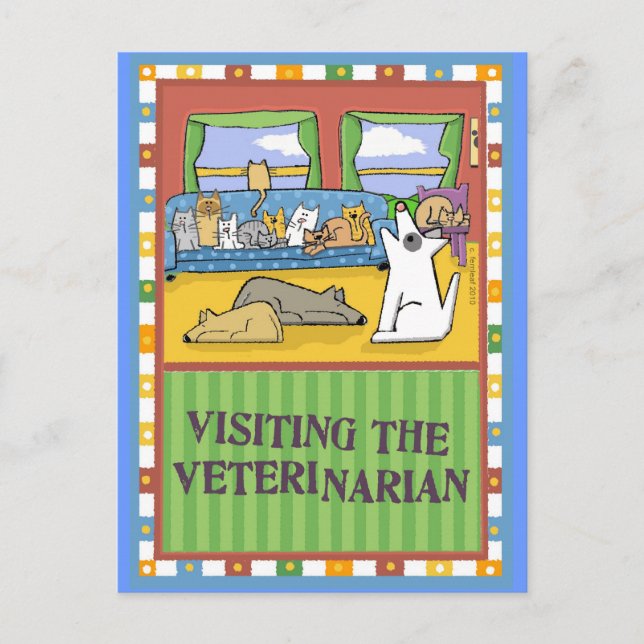 Carte de remerciement vétérinaire (Devant)