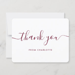 CARTE DE REMERCIEMENTS 