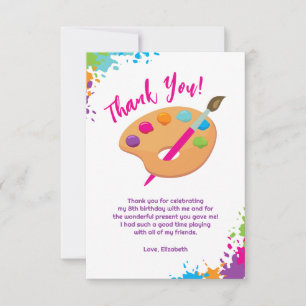 CARTE DE REMERCIEMENTS 